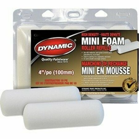 DYNAMIC 6.5 in. 165mm Foam Mini Roller, 10PK 05318